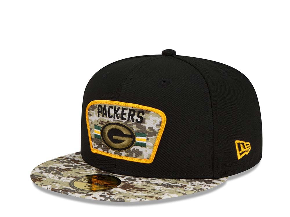 New Era Green Bay Packers Salute to Service 21 59Fifty Fitted Gorra
