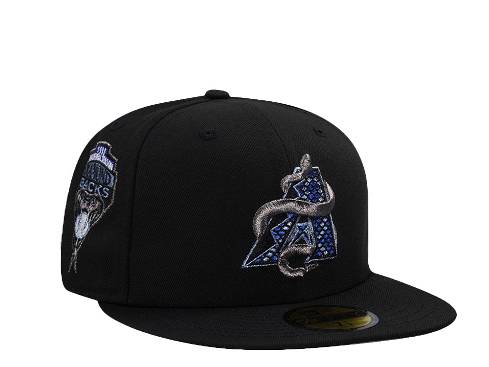 New Era Arizona Diamondbacks Inaugural Season Metallic Black Prime Edition 59Fifty Fitted Gorra