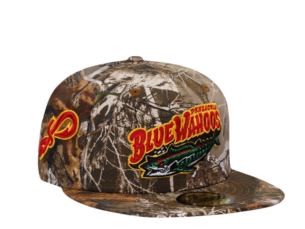 New Era Pensacola Blue Wahoos Realtree Edition 59Fifty Fitted Gorra