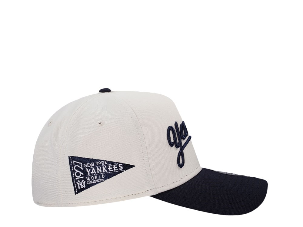 New Era New York Yankees World Series 1927 Chrome Two Tone Prime Edition 9Forty A Frame Snapback Gorra