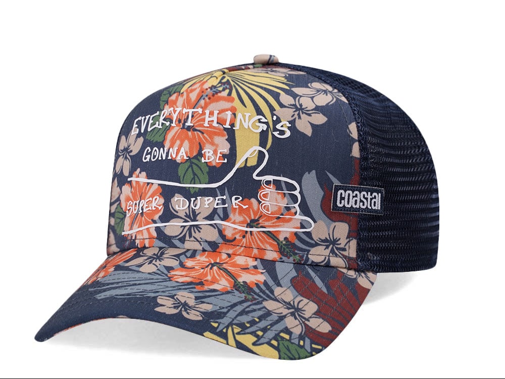 Djinns Everything's Gonna Be Super Duper Coastal Trucker Snapback Gorra