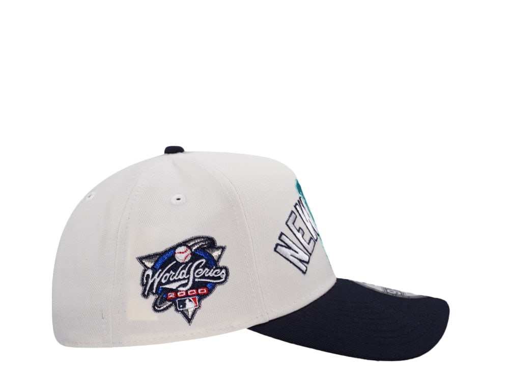 New Era New York Yankees World Series 2000 Chrome Two Tone Edition 9Forty A Frame Snapback Gorra