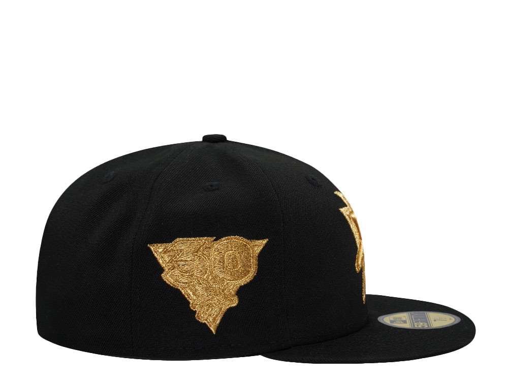 New Era San Jose Sharks 30th Anniversary 24K Black Prime Edition 59Fifty Fitted Gorra