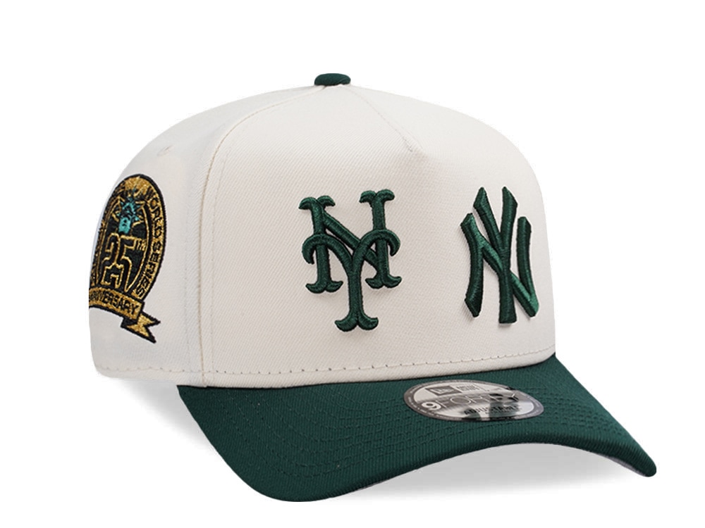 New Era New York Yankees New York Mets Chrome Two Tone Edition 9Forty A Frame Snapback Gorra