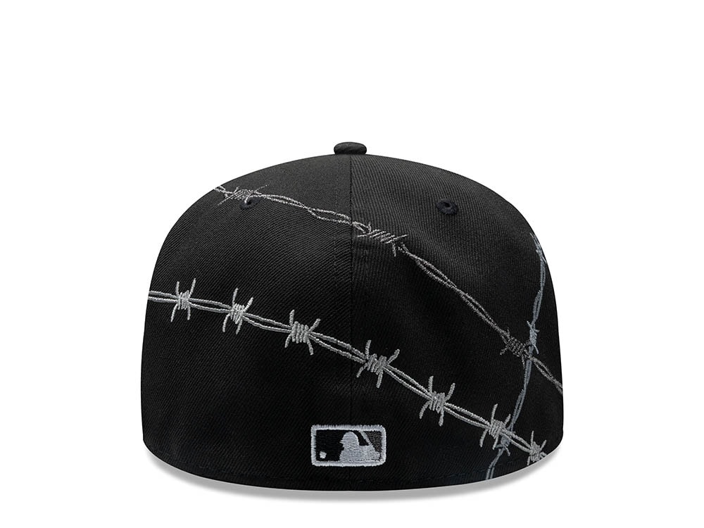 New Era New York Yankees Barbwire Black Prime Edition 59Fifty Fitted Gorra