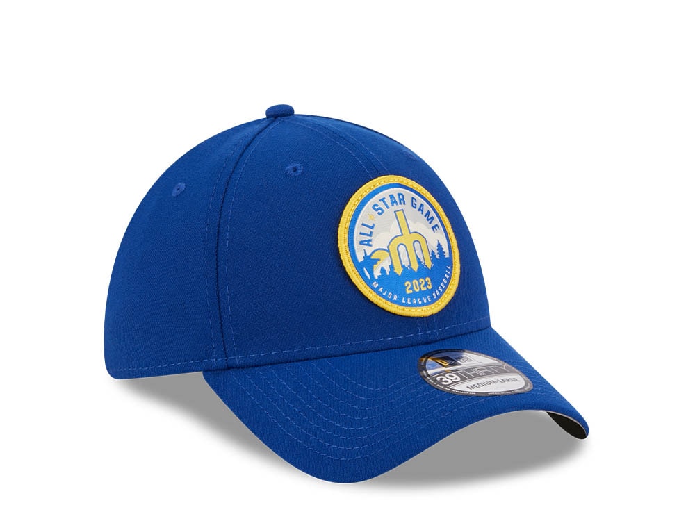 New Era Seattle Mariners All Star Game 2023 Patch E1 Blue 39Thirty Stretch Gorra