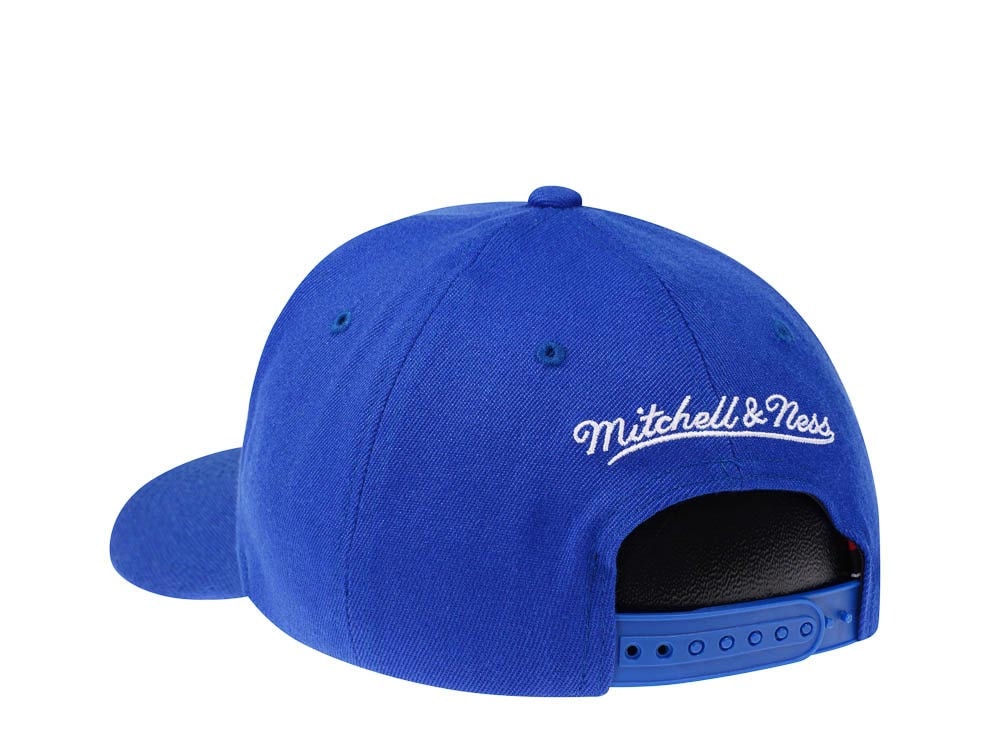Mitchell & Ness New York Knicks Team Ground Red Line Solid Flex Snapback Gorra