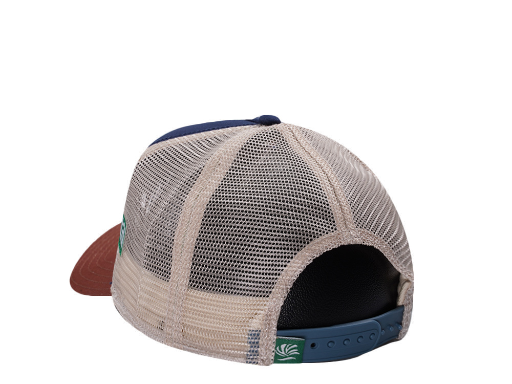 Djinns HFT Headwear Supply Navy Coastal Edition Trucker Snapback Gorra