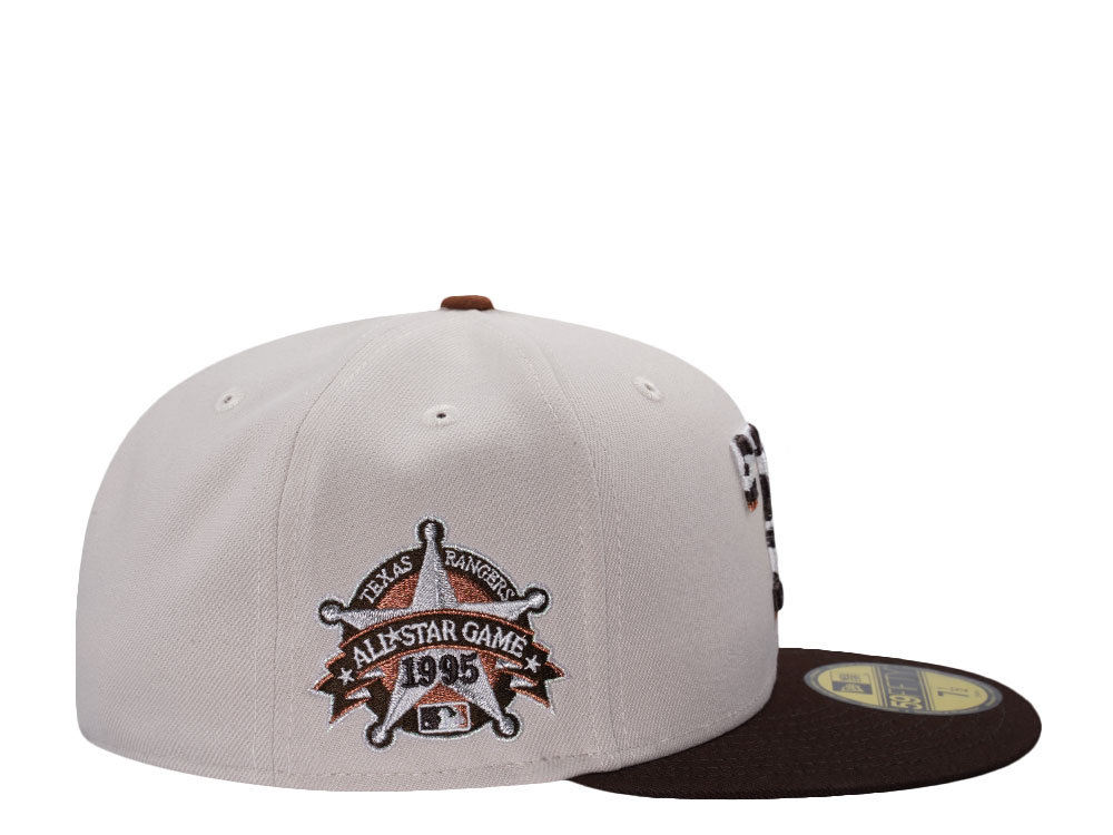 New Era Texas Rangers All Star Game 1995 Stone Two Tone Edition 59Fifty Fitted Gorra