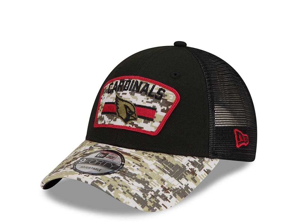 New Era Arizona Cardinals Salute to Service 21 9Forty Trucker Snapback Gorra