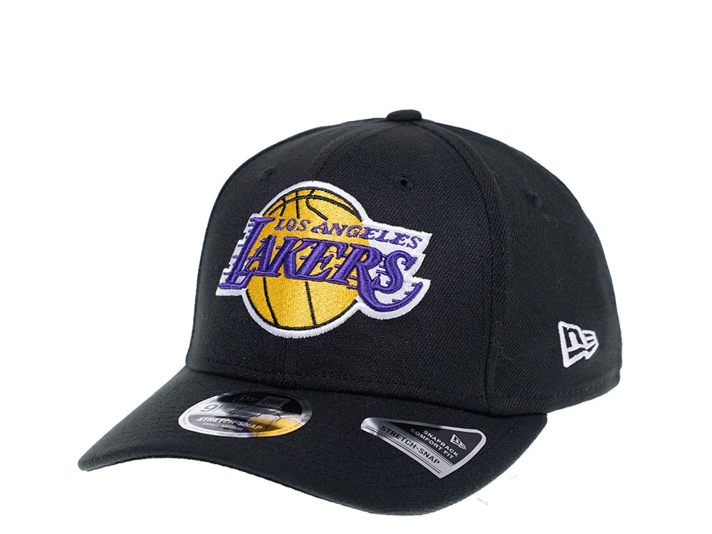 New Era Los Angeles Lakers Stretch 9Fifty Logo Black Snapback Gorra