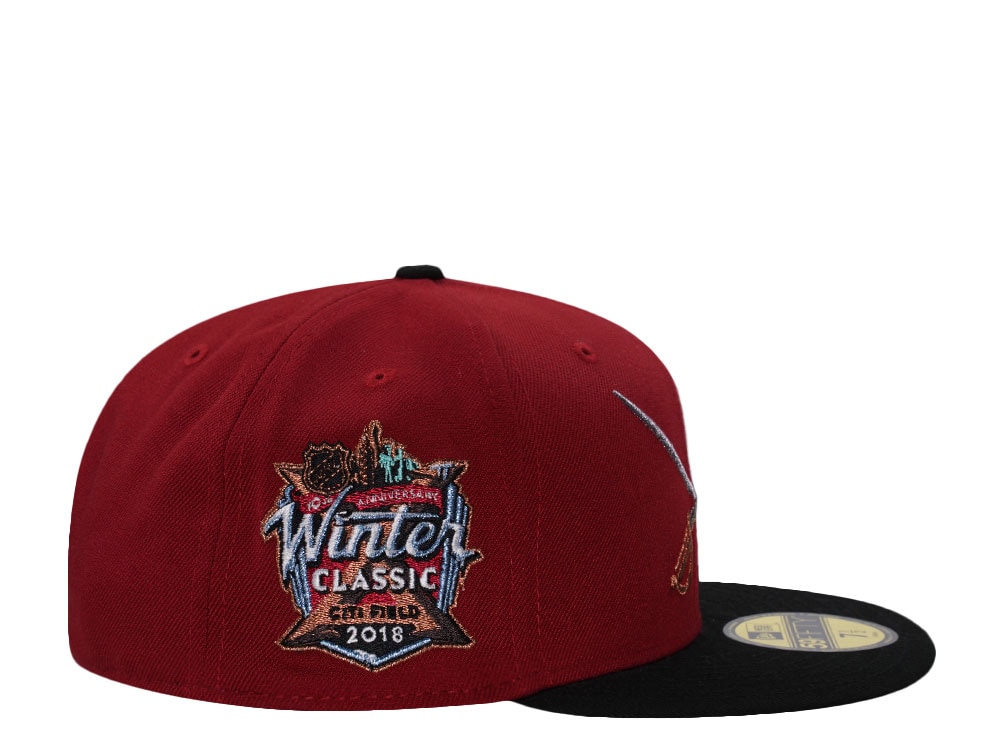 New Era Buffalo Sabres Winter Classic 2018 Scarlet Two Tone Edition 59Fifty Fitted Gorra
