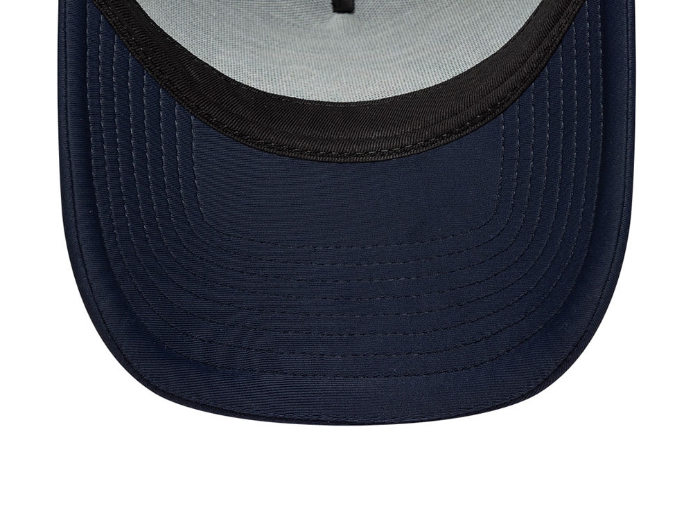 New Era Oval Foam Patch Navy 9Forty A Frame Trucker Snapback Gorra