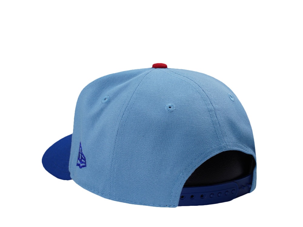 New Era Chicago Cubs Wrigley Field Sky Blue Two Tone Edition 9Fifty A Frame Snapback Gorra