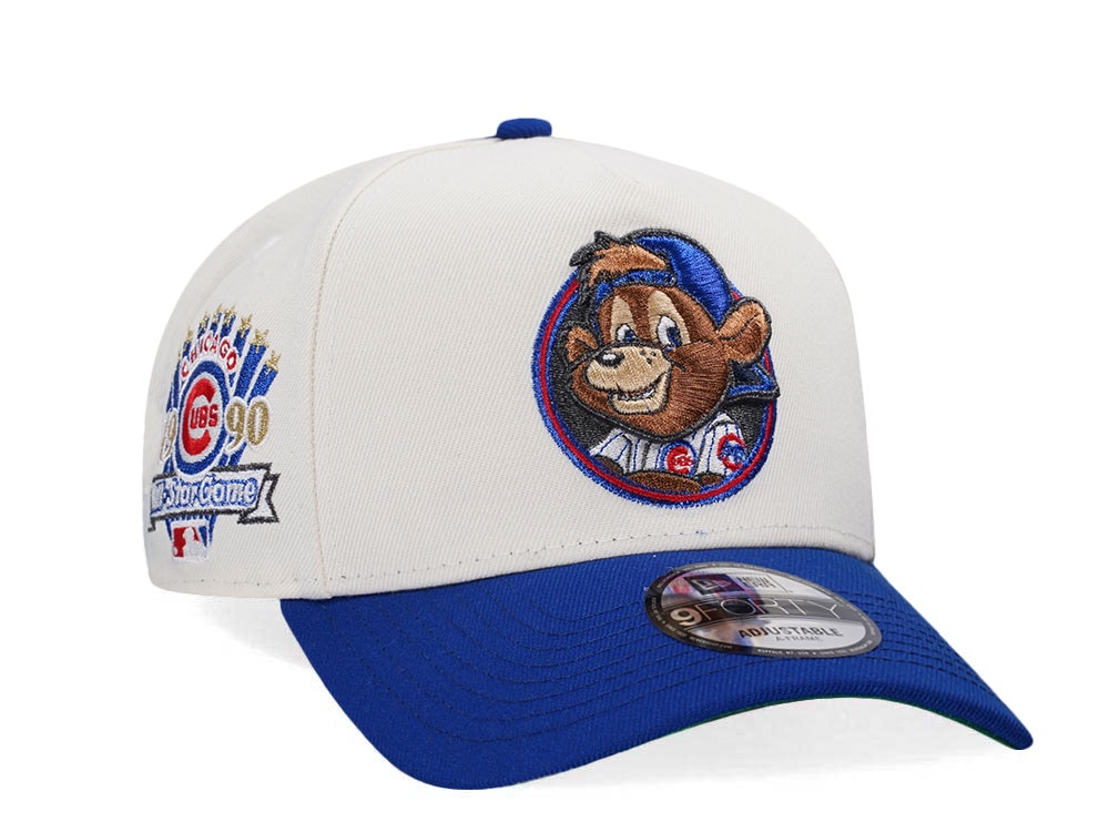 New Era Chicago Cubs All Star Game 1990 Chrome Two Tone Edition 9Forty A Frame Snapback Gorra
