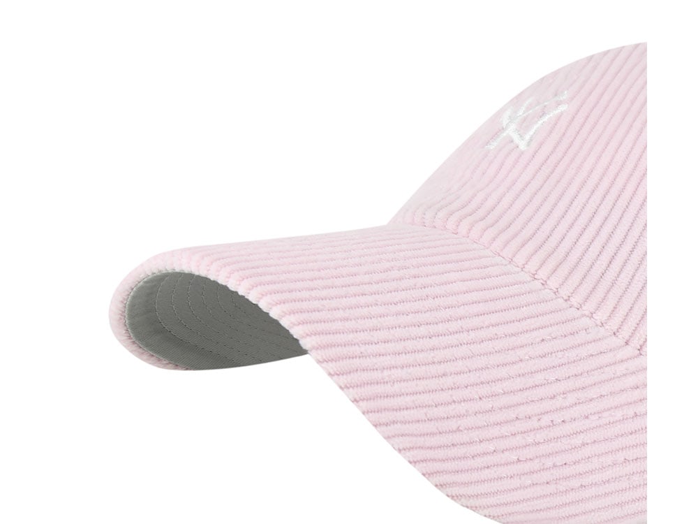 47 Brand New York Yankees Corduroy Pink Base Runner Clean Up Strapback Gorra