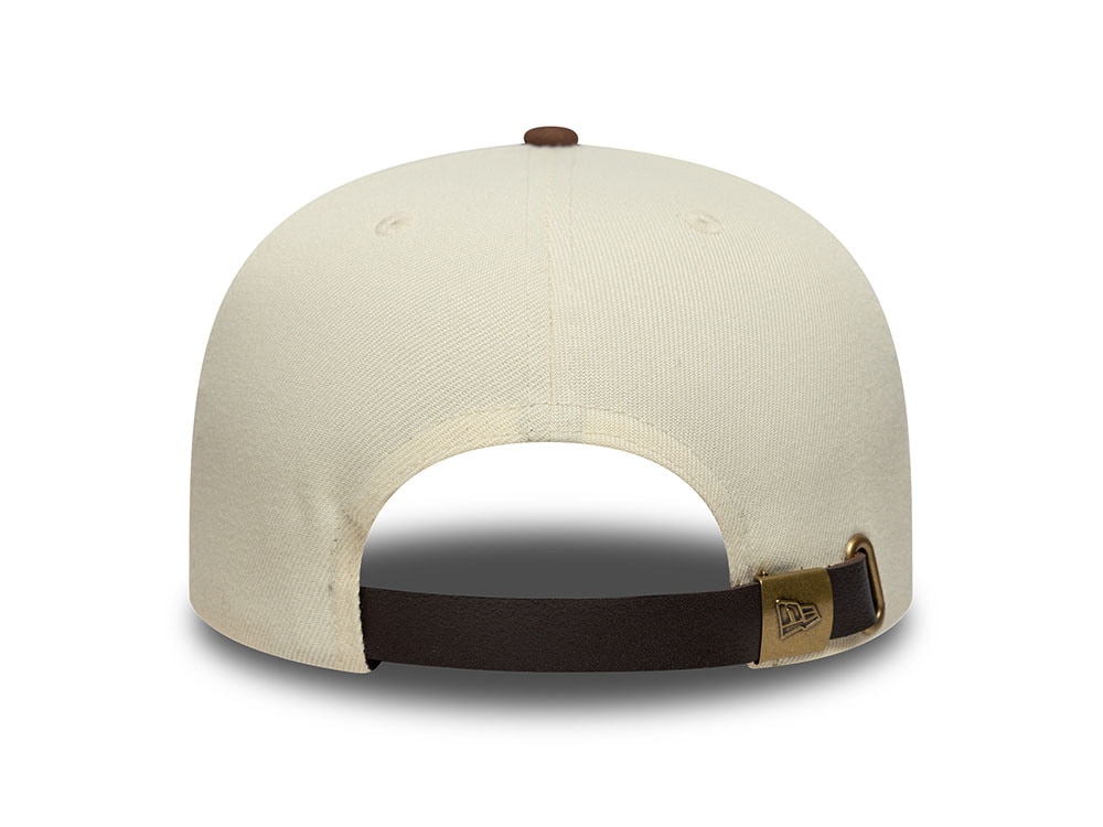New Era New York Yankees Light Brown Suede Visor Edition 9Fifty A Frame Strapback Gorra