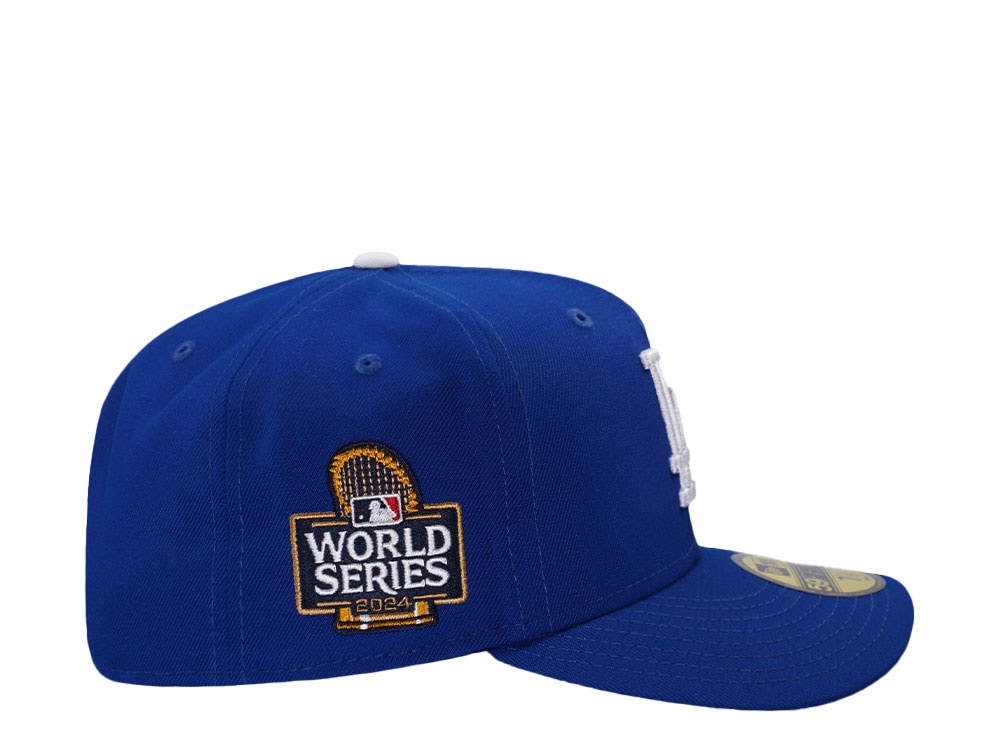 New Era Los Angeles Dodgers World Series 2024 Blue Prime Edition 59Fifty Pre Curved Fitted Gorra