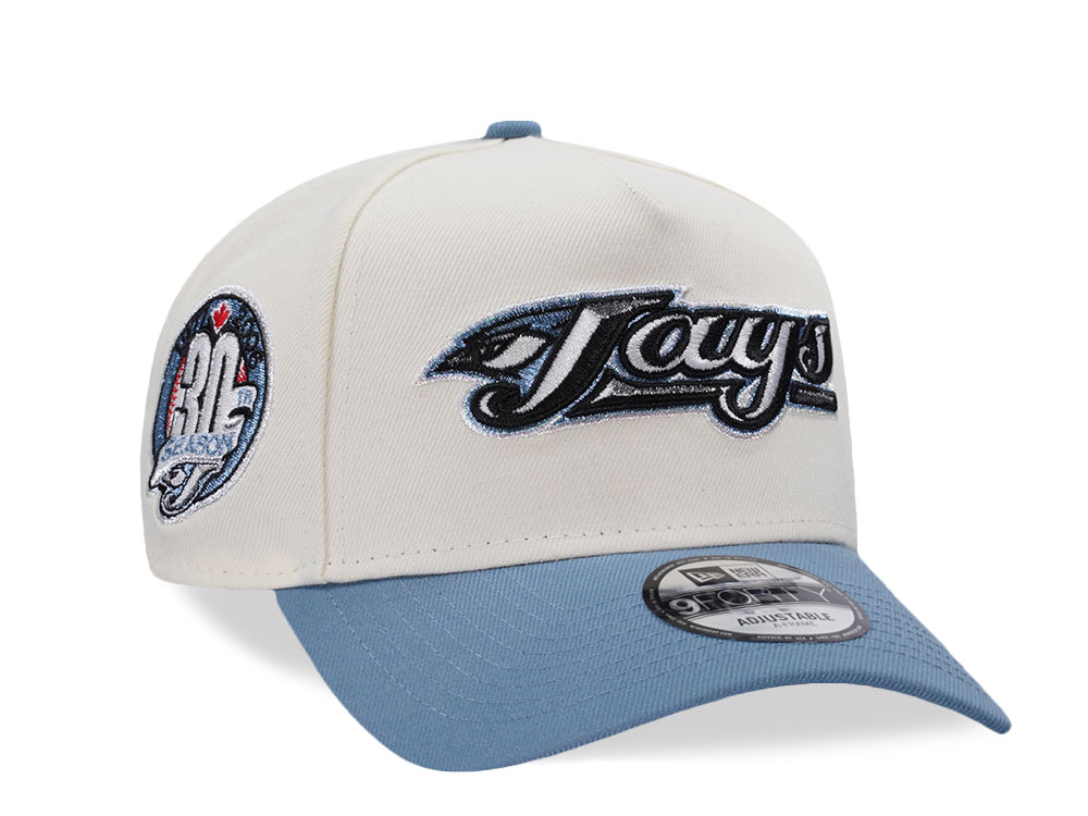 New Era Toronto Blue Jays 30 Season Chrome Two Tone Edition 9Forty A Frame Snapback Gorra