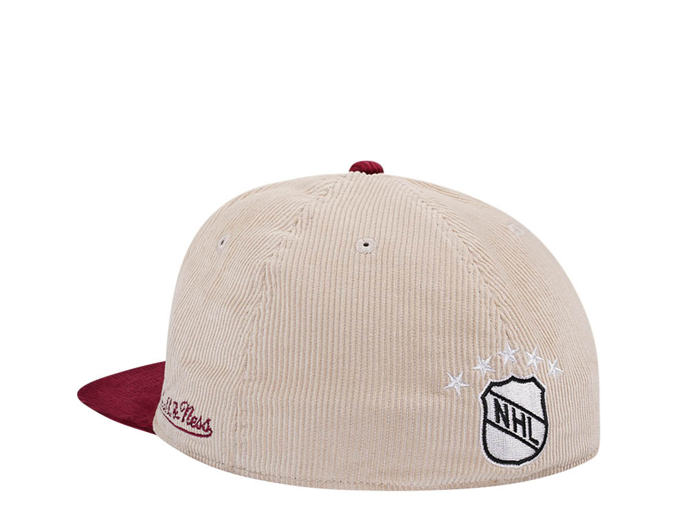 Mitchell & Ness Colorado Avalanche 10 Seasons Two Tone Cord Edition Dynasty Fitted Gorra