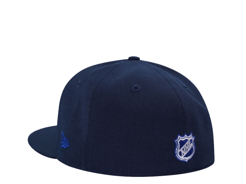 New Era Anaheim Ducks 10th Anniversary Ocean Metallic Prime Edition 59Fifty Fitted Gorra