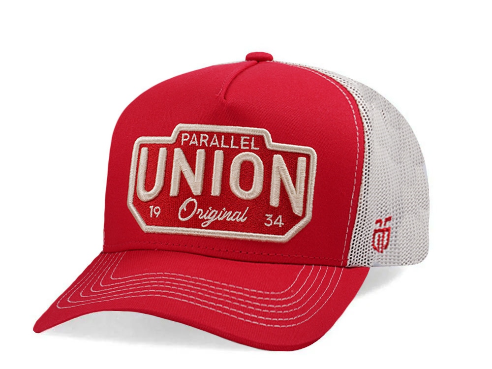 Parallel Union Patch Red Edition Trucker Snapback Gorra