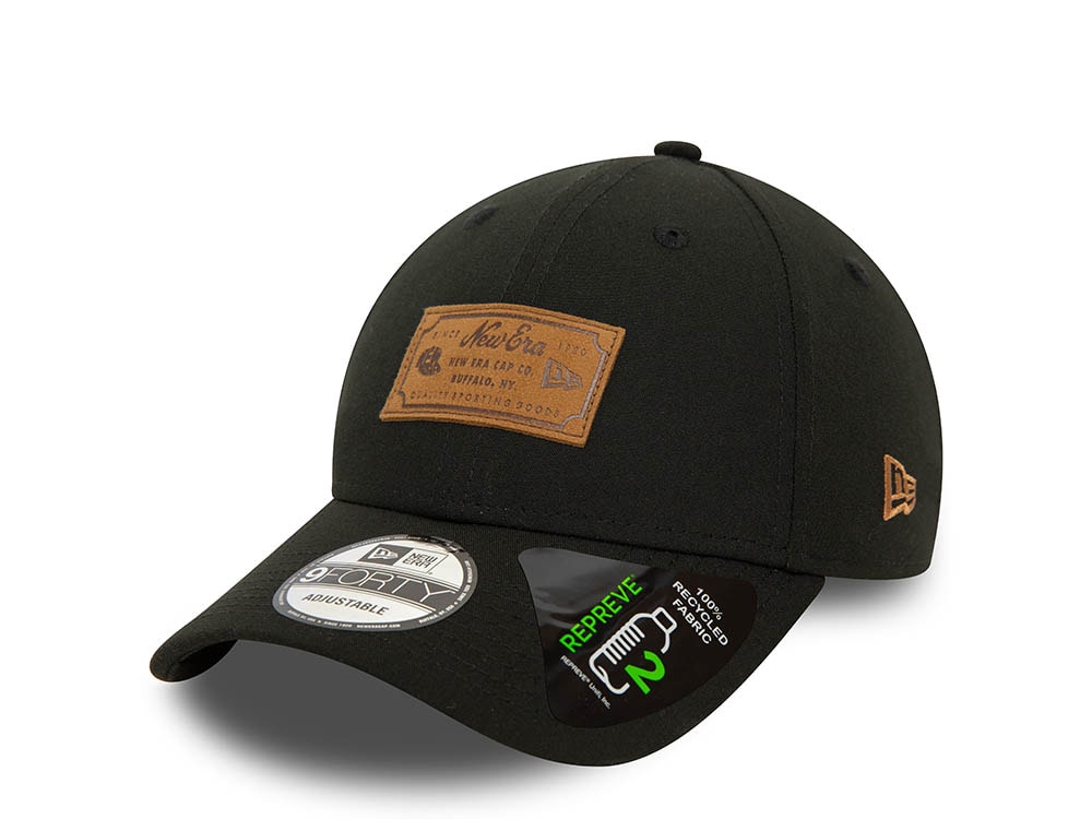 New Era New World Black 9Forty Strapback Gorra
