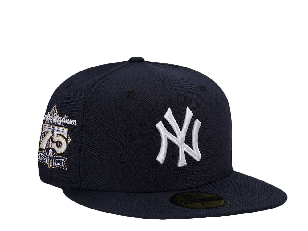 New Era New York Yankees 75 Years Yankee Stadium Navy Edition 59Fifty Fitted Gorra