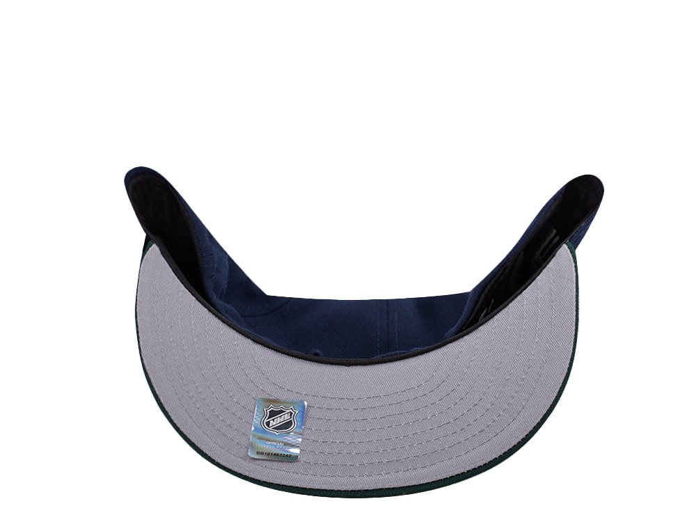 New Era Hartford Whalers 10th Anniversary Navy Two Tone Edition 59Fifty Fitted Gorra