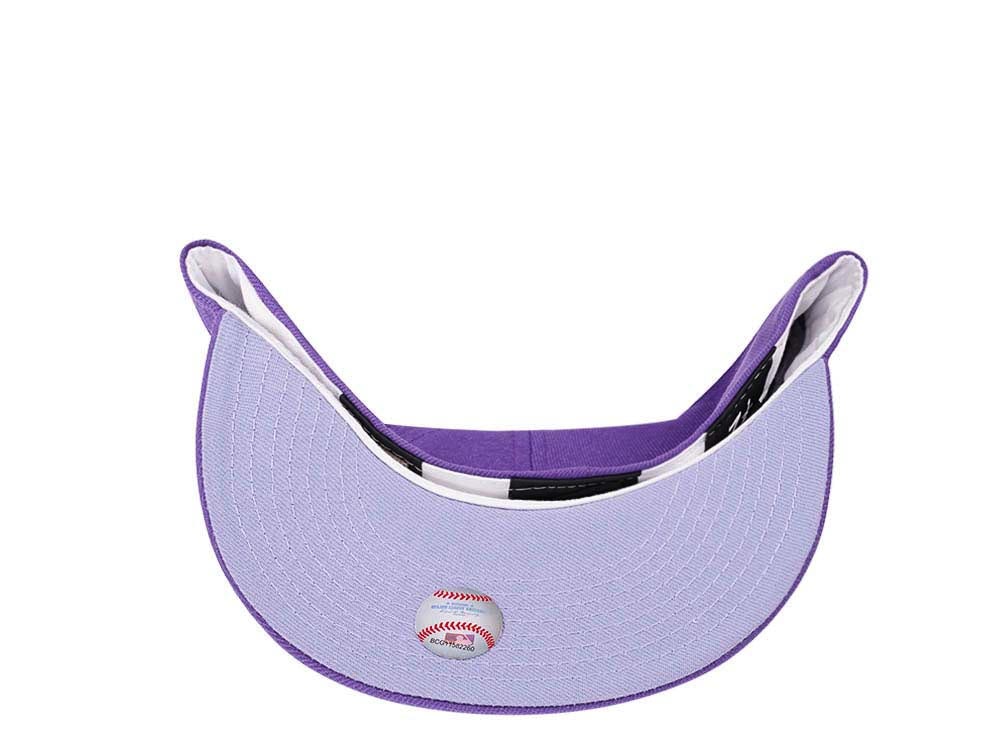 New Era Colorado Rockies 25th Anniversary Purple Infusion Edition 59Fifty Fitted Gorra