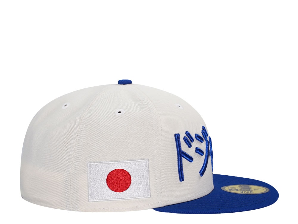 New Era Los Angeles Dodgers Kanji Japan Chrome Two Tone Edition 59Fifty Fitted Gorra