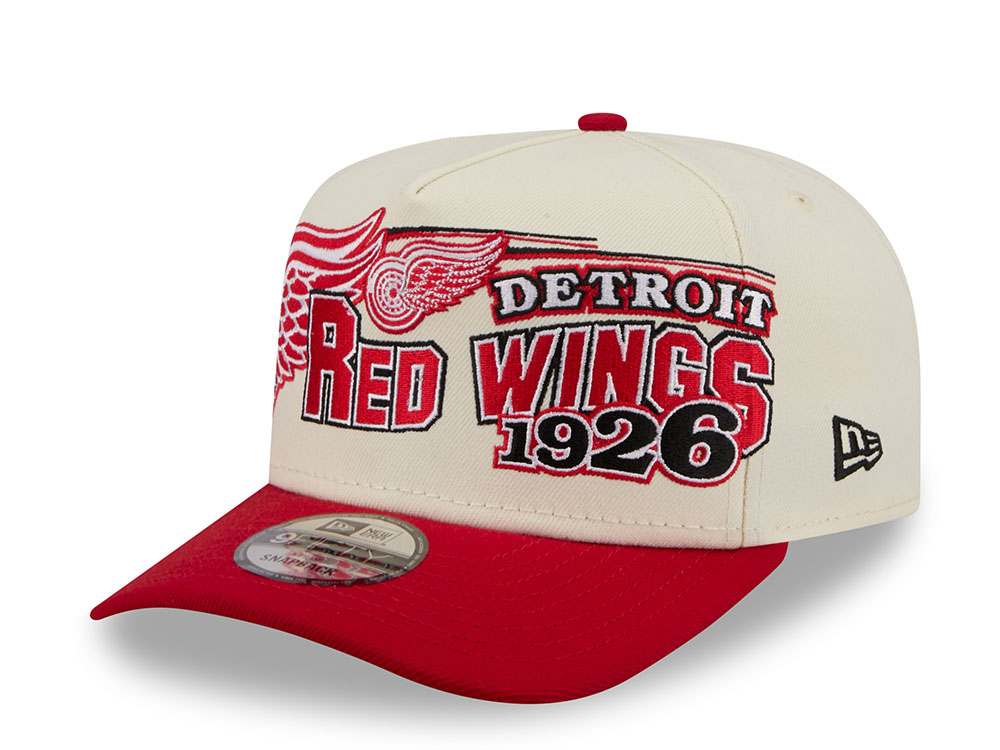 New Era Detroit Red Wings Classic Logo Two Tone Edition 9Fifty A Frame Snapback Gorra