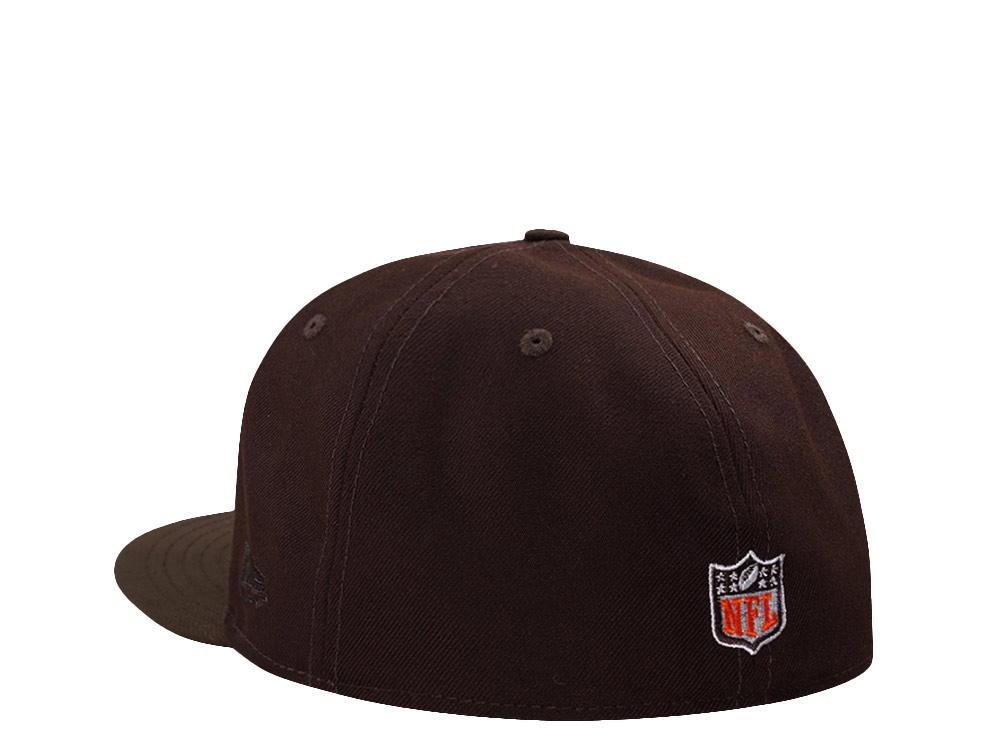 New Era Cleveland Browns 60th Anniversary Burnt Wood Two Tone Edition 59Fifty Fitted Gorra
