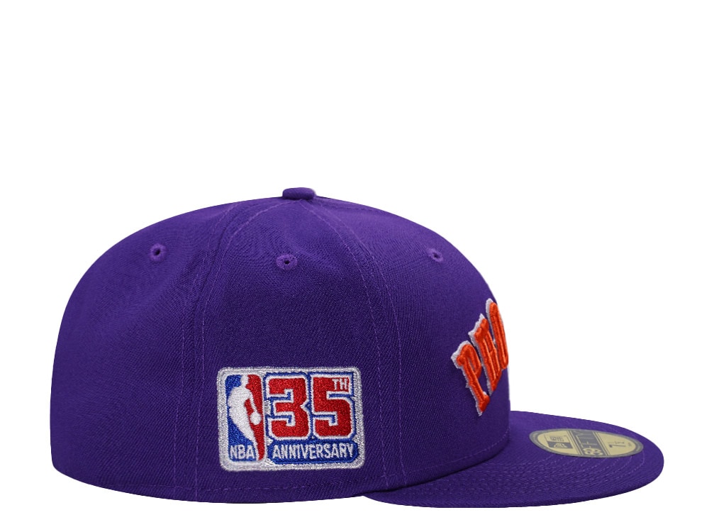 New Era Phoenix Suns 35th Anniversary Purple Prime Edition 59Fifty Fitted Gorra