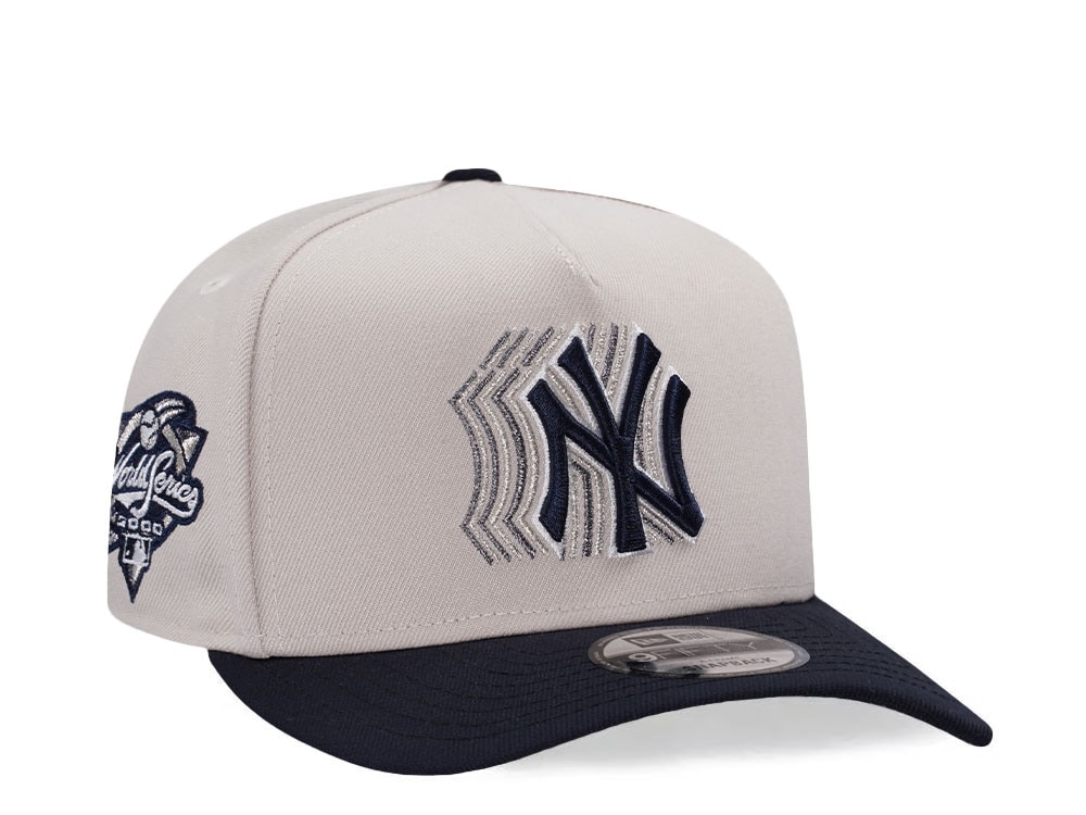 New Era New York Yankees World Series 2000 Cascading Stone Two Tone Edition 9Fifty A Frame Snapback Gorra