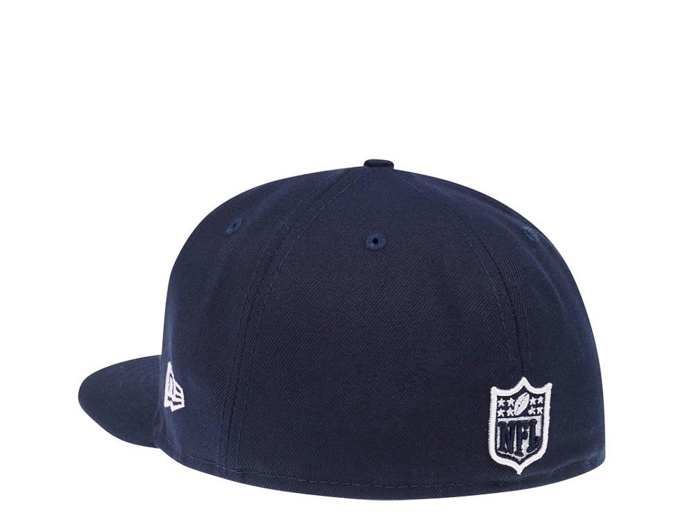 New Era Seattle Seahawks Navy Classic Edition 59Fifty Fitted Gorra