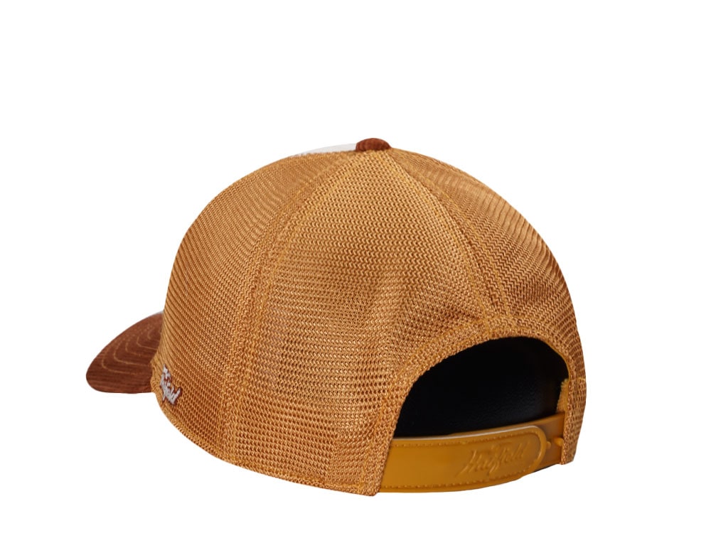 Hatfield Original Bison Ivory Brown Trucker Snapback Gorra