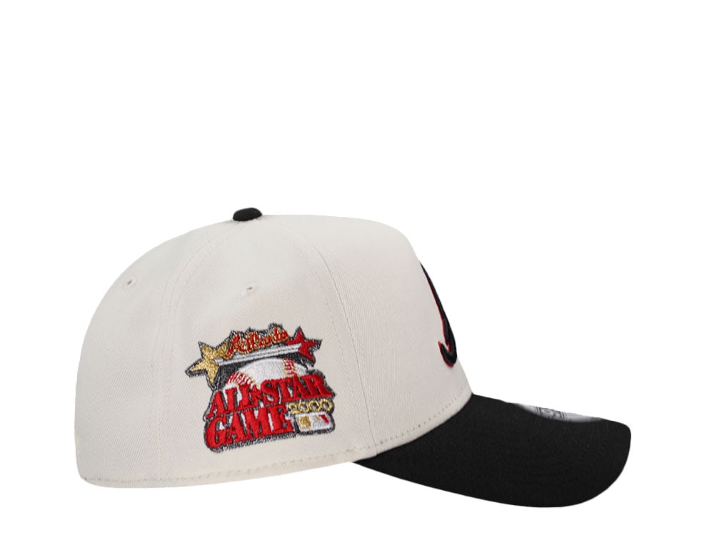 New Era Atlanta Braves All Star Game 2000 Splatter Chrome Two Tone Edition 9Forty A Frame Snapback Gorra