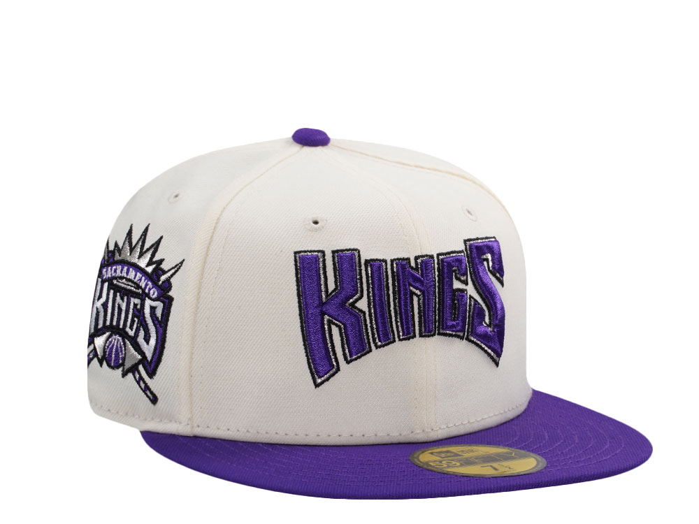 New Era Sacramento Kings Chrome Two Tone Edition 59Fifty Fitted Gorra