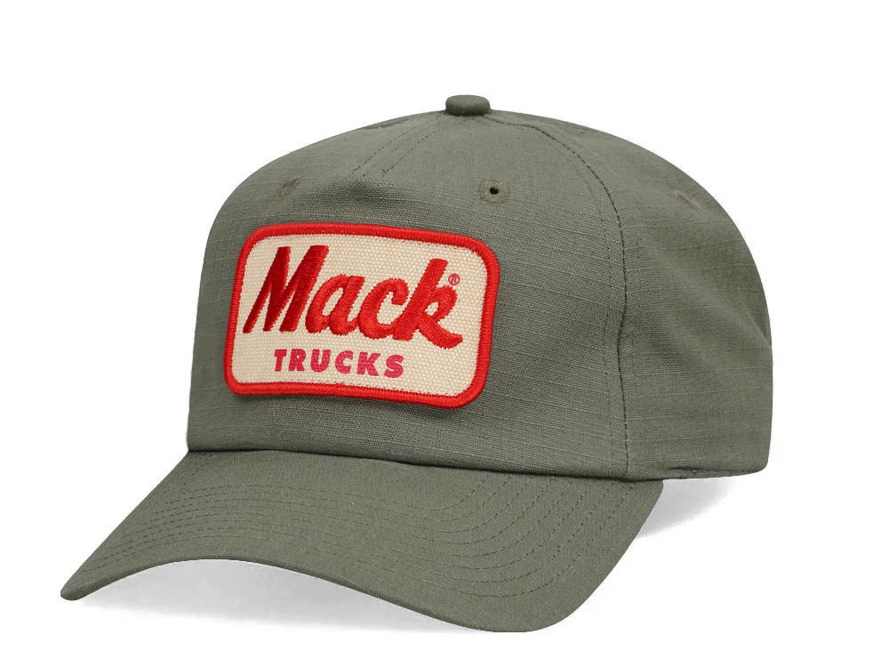 American Needle Mack Trucks Olive Dadhat Snapback Gorra