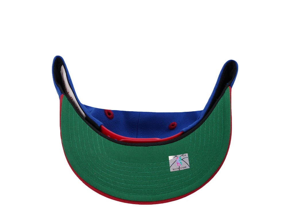 Mitchell & Ness Philadelphia 76ers Two Tone Pro Crown Fit Snapback Gorra