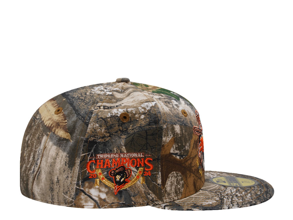 New Era Sugarland Space Cowboys Triple A Champions 2024 Realtree Edition 59Fifty Fitted Gorra
