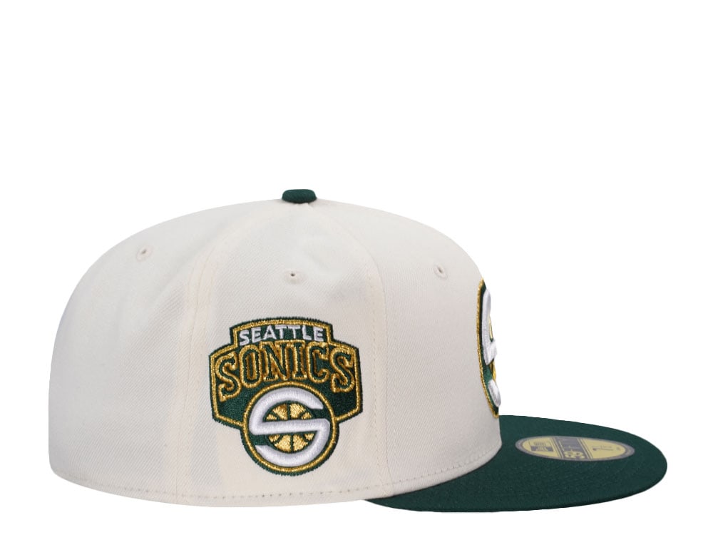 New Era Seattle Supersonics Legend Chrome Two Tone Edition 59Fifty Fitted Gorra