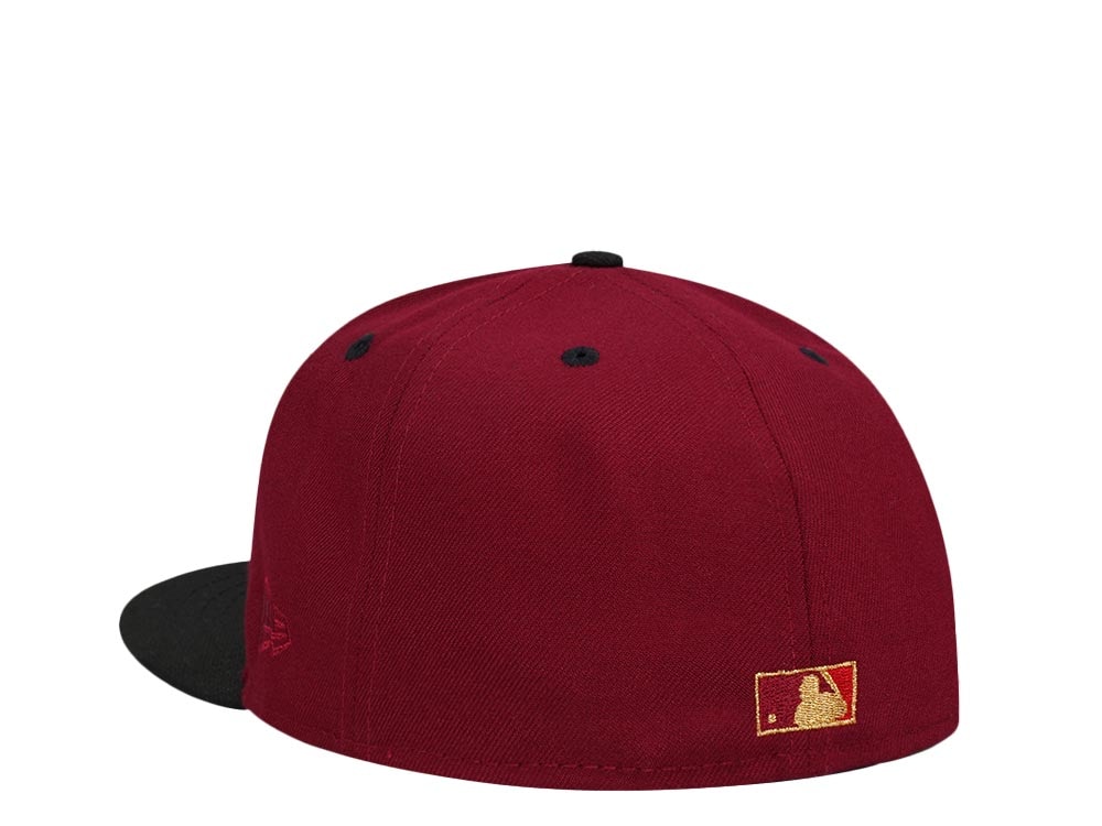 New Era Washington Nationals Stadium Anniversary Smooth Red Two Tone Throwback Edition 59Fifty Fitted Gorra