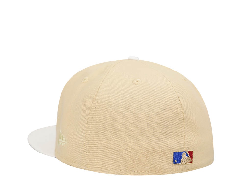 New Era Chicago Cubs World Series 2016 Gold Azure Two Tone Edition 59Fifty Fitted Gorra