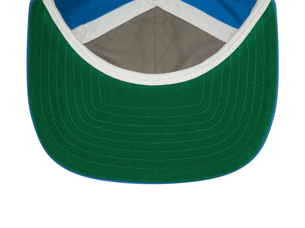 New Era Lake County Captains Blue A Frame Golfer Snapback Gorra