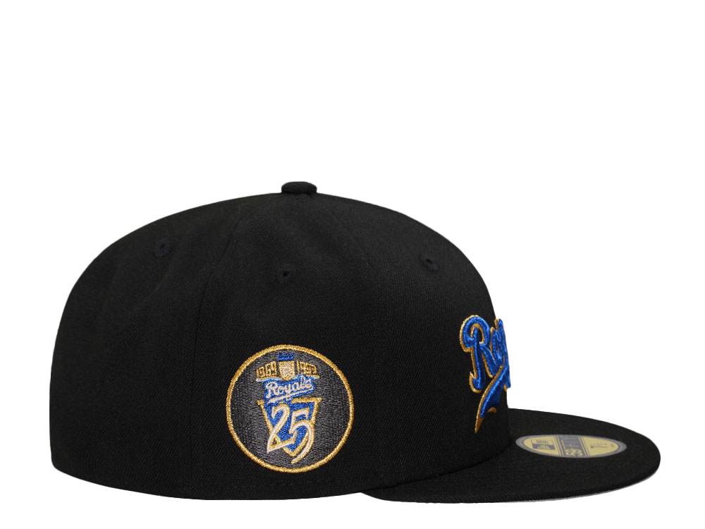 New Era Kansas City Royals 25th Anniversary Black Edition 59Fifty Fitted Gorra