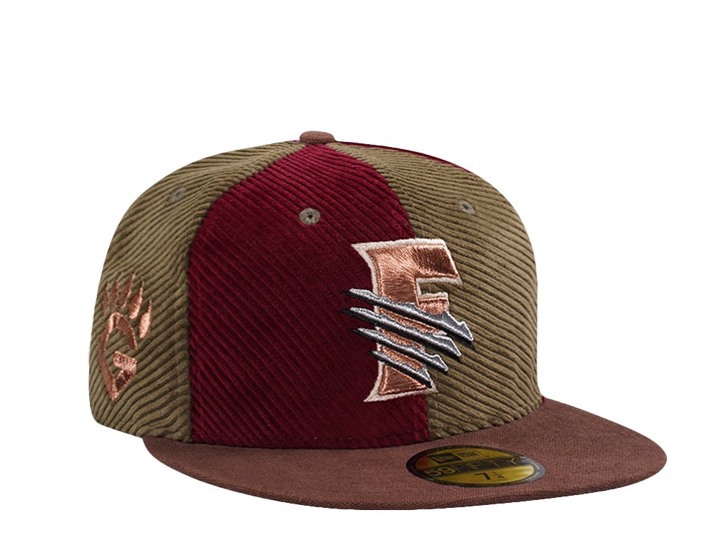 New Era Fresno Grizzlies Metallic Corduroy Pinwheel Horror Edition 59Fifty Fitted Gorra