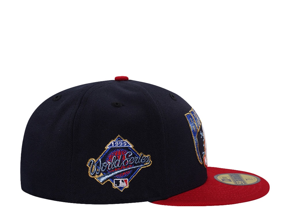 New Era Atlanta Braves World Series 1995 Navy Two Tone Edition 59Fifty Fitted Gorra