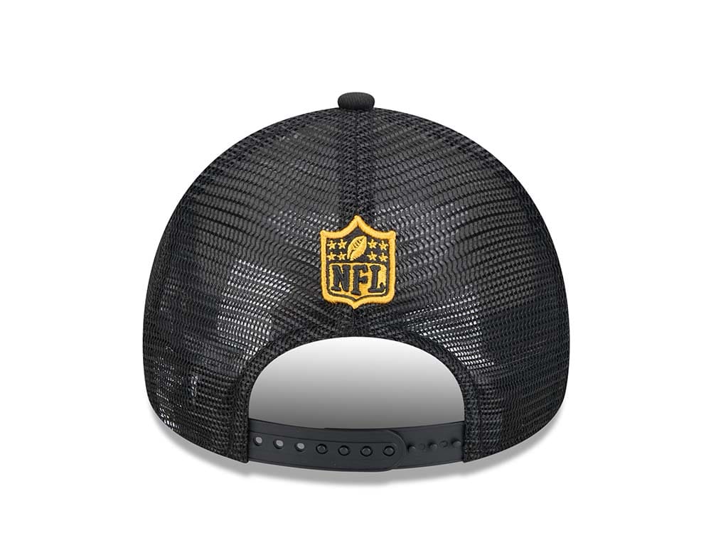 New Era Pittsburgh Steelers Sideline 2024 9Forty A Frame Trucker Snapback Gorra